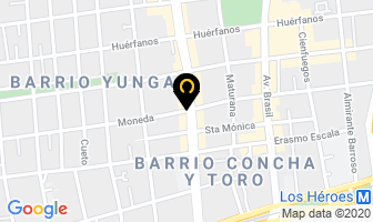 Mapa de Restaurant Squella en Santiago