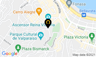 Mapa de Restoran Caruso en Valparaíso