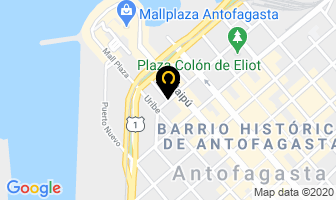 Mapa de Rivera Angel Carlos en Antofagasta
