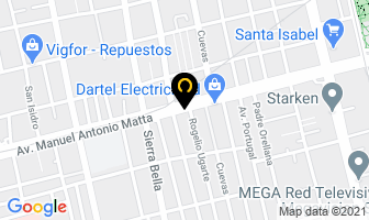 Mapa de Roberto Agliati Rosales en Santiago