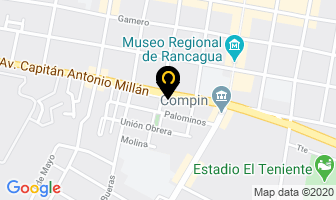Mapa de Robertson Grunheid Karin en Rancagua