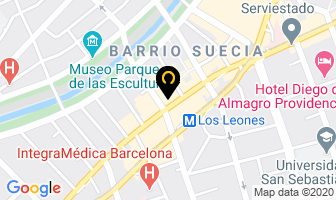 Mapa de Rockeritos Cool en Santiago