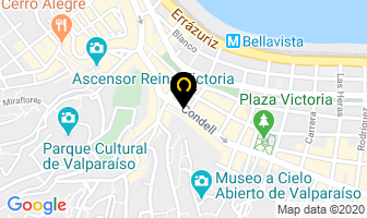 Mapa de Salon De Belleza Y Peluqueria Sensacion en Valparaíso