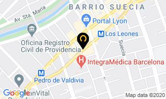 Mapa de Salon Unisex “ Magaly ” en Providencia