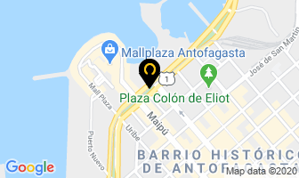 Mapa de Sande en Antofagasta