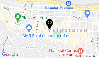 Mapa de Sandoval Andariza Alirio en Valparaíso