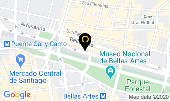 Mapa de Sarah Toro Antonio en Santiago