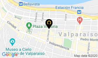 Mapa de Segura Repuestos en Valparaíso