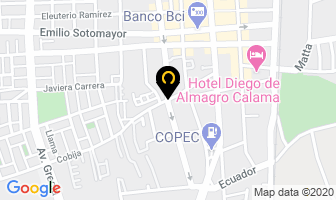 Mapa de Serrano Corante Rene en Calama