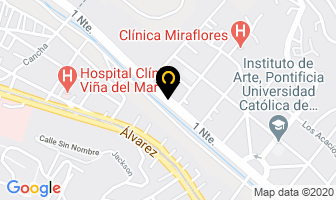 Mapa de Serteco en Viña del Mar