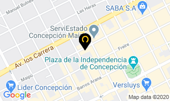 Mapa de Servicio Tecnico Cell Connection en Concepción