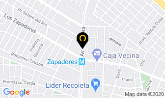 Mapa de Servicio Técnico Celulares Iphone Samsung Recoleta en Recoleta