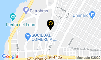 Mapa de Servisub Ingenieros Ltda. en Antofagasta