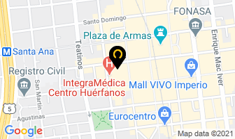 Mapa de Shopina Costuras en Santiago