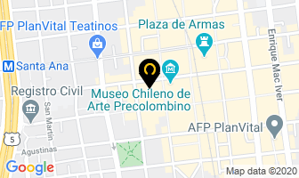 Mapa de Shopina Costuras en Santiago