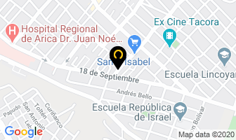 Mapa de Siebald Jaque Marianne en Arica