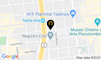 Mapa de Siscade S.a. en Santiago