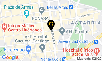Mapa de Sociedad Comercial Beta Ltda. en Santiago