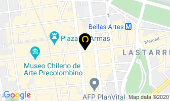 Mapa de Sociedad Comercial Decoluz Ltda. en Santiago