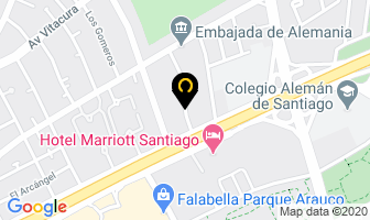 Mapa de Spa Mund en Vitacura