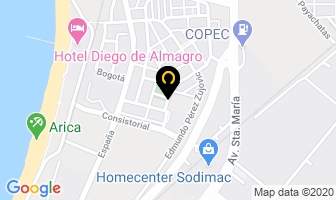 Mapa de Star Apart Hotel en Arica