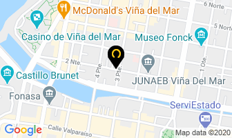Mapa de Staub Muebles en Viña del Mar