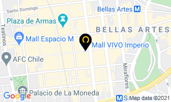 Mapa de Sushita en Santiago