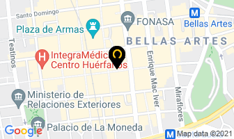 Mapa de Tanner en Santiago