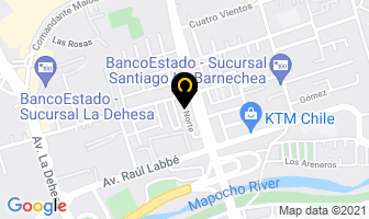 Mapa de Taxi El Molino en Santiago