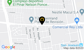 Mapa de Tecnoimport en San Joaquín