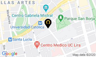 Mapa de Tecnoplot en Santiago