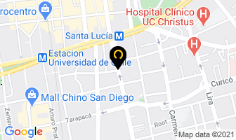 Mapa de Telmex Chile Long Distance S.a. en Santiago