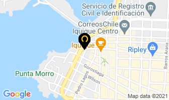 Mapa de Tenex en Iquique