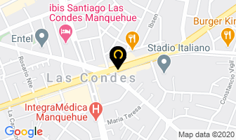 Mapa de Thinkyng Net Group S.a. en Las Condes
