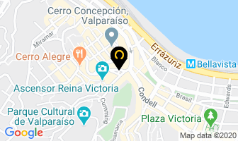 Mapa de Timbres De Goma Mayorga en Valparaíso