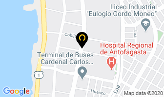 Mapa de Time Service Limitada en Antofagasta