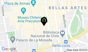 Mapa de Tourcontinental S.a. en Santiago