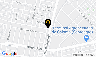 Mapa de Transportes Bassi en Calama