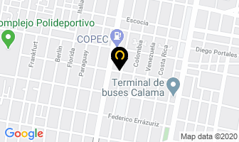 Mapa de Transportes Jjo / Transtours en Calama