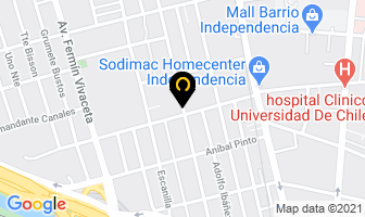 Mapa de Transportes Simmex Ltda. en Santiago