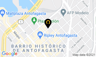 Mapa de Tur - Bus en Antofagasta