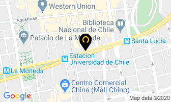 Mapa de Turismo Gente Ltda. en Santiago
