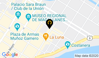 Mapa de Turismo Pehoe en Punta Arenas