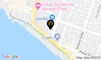 Mapa de Universidad Santo Tomas en Iquique