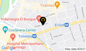 Mapa de Utc Overseas S.a. en Las Condes