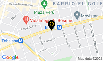 Mapa de Vida Security en Santiago