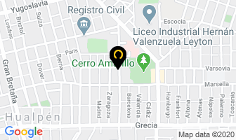 Mapa de Vidriería Medinalum en Hualpén