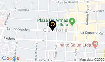 Mapa de Vidriería “Vitorio” en Quillota