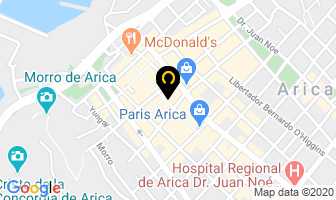 Mapa de Western Union en Arica