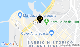 Mapa de Western Union en Antofagasta